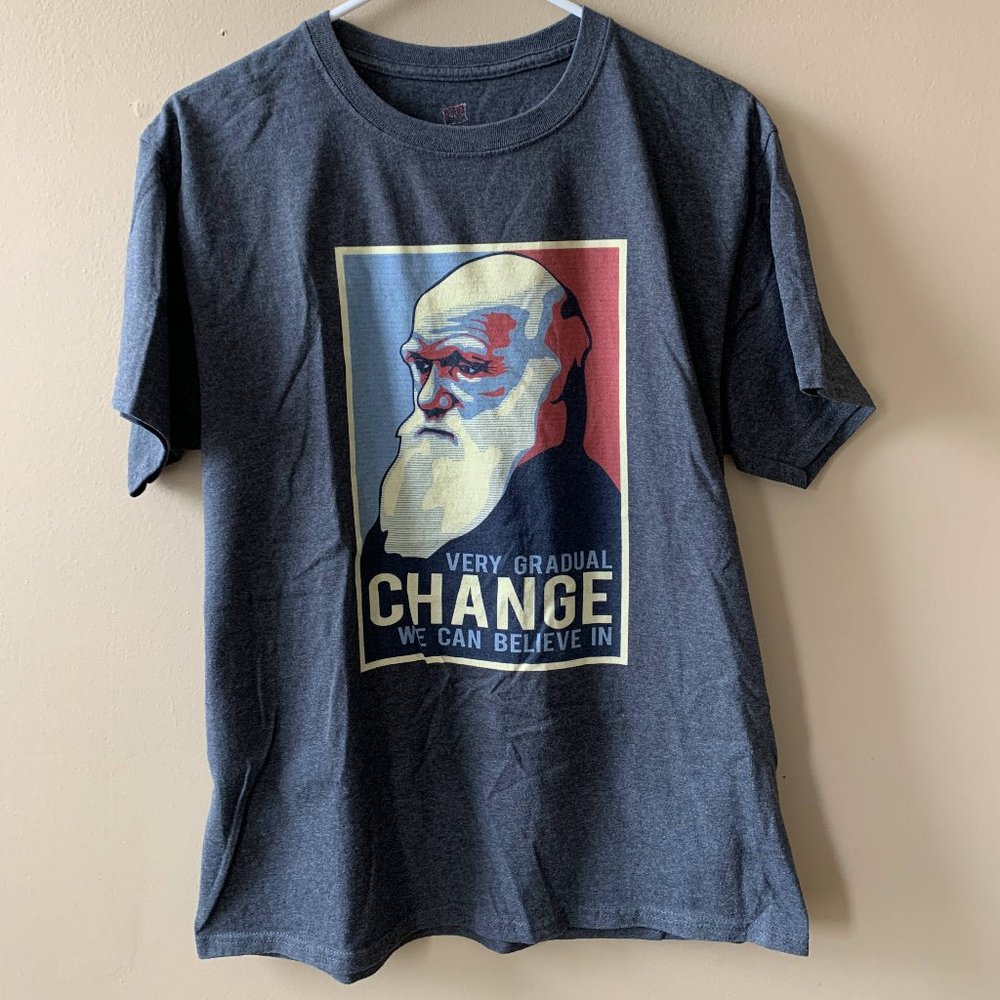 Hanes Charles Darwin Change Classic T-Shirt (M)